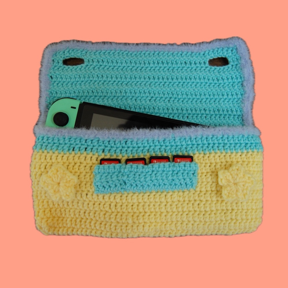 Handmade Crochet Nintendo Switch Case